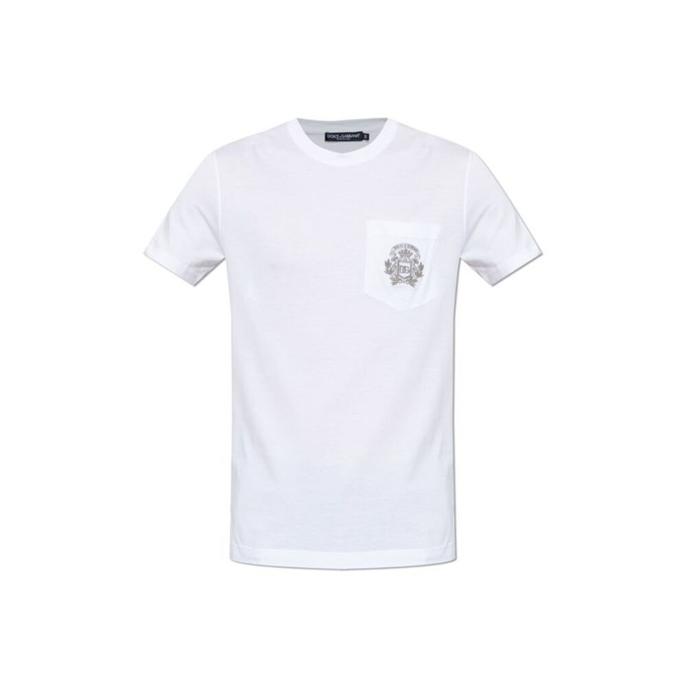 T-shirt with embroidered logo